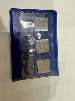 Peça de teste por partículas magnéticas CX-230 QQI ASTM E1444 Aço de baixo carbono