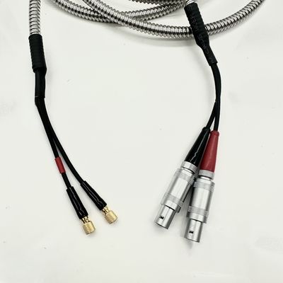 Lemo 01-Microdot Dual-Cable para Equipamento NDT de Alta Temperatura