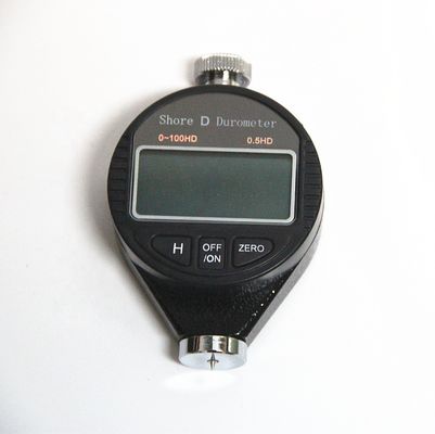 Durômetro de costa digital com faixa de medição de 0-100HA, resolução de 0,1 e Teste de dureza de costa de padrões DIN53505