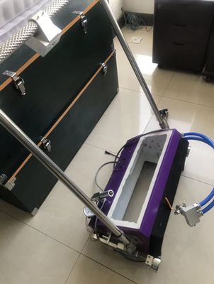 Detector de fugas de soldadura de caixa de vácuo com 60kPa Grau de vácuo 400mm comprimento de detecção de soldadura e 85kg Eletromagnéticos de força de sucção