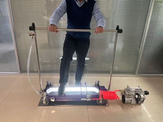Detector de fugas de soldadura de caixa de vácuo com 60kPa Grau de vácuo 400mm comprimento de detecção de soldadura e 85kg Eletromagnéticos de força de sucção