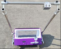 HC1400-LED caixa de vácuo de poupança de mão-de-obra de fugas Tester com rodas de caminhada e bastão auxiliar para inspeção de solda