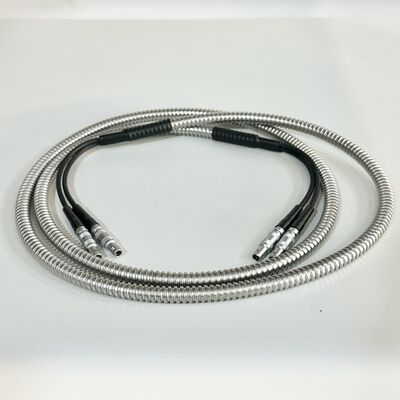 Cabos de alta temperatura Lemo 00-Lemo 00 TR com cobertura de aço para máquinas defeituosas UT