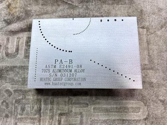 Bloco de calibração tipo B de matriz faseada ASTM E2491 - Serviço de END