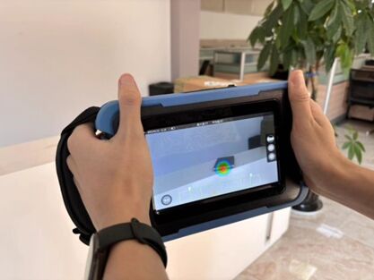 HAI-100 Microfone Array Acoustic Imager Gas Leak Detector Localizador de descarga parcial para inspeção de subestações de energia