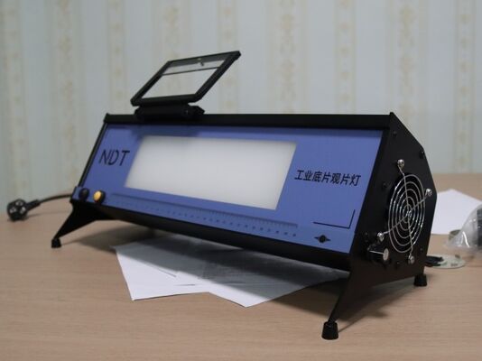 Visualizador de filmes de raios-X com lupa 2x e lâmpada LED com interruptor de pé