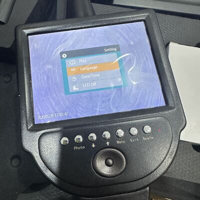 HTD-D4 Endoscópio Industrial Câmera de Inspeção de Borescópio de Rotação Elétrica de 4 vias