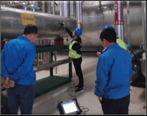 Instrumento de detecção de espessura de parede de tubo metálico fora da camada de revestimento, inspeção em serviço por Corrente Parasita Pulsada HEF-17B