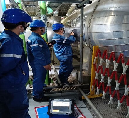 Detecção de Espessura de Parede de Tubo Metálico HEF-17B por Corrente Parasita Pulsada