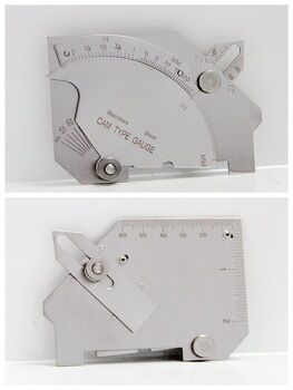 Ferramenta de inspeção de soldagem MG-8 Bridge Cam Welding Gauge com escala dupla polegada/mm