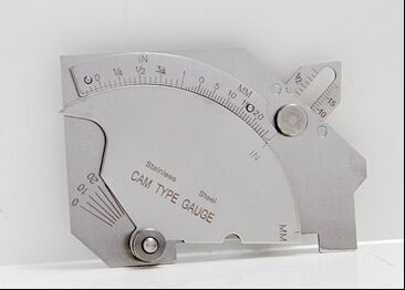 Ferramenta de inspeção de soldagem MG-8 Bridge Cam Welding Gauge com escala dupla polegada/mm