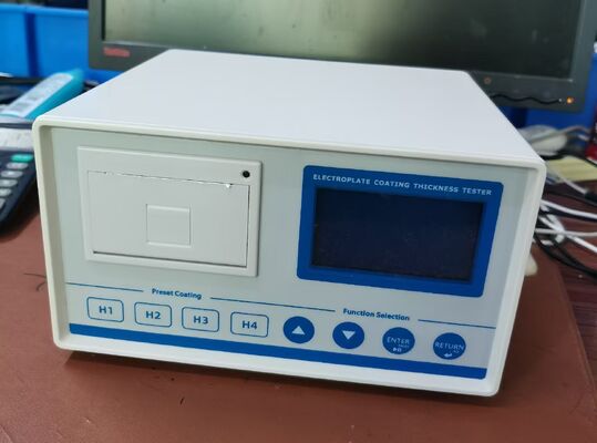 Teste coulométrico com medidor de espessura de revestimento eletrolítico de impressora incorporada