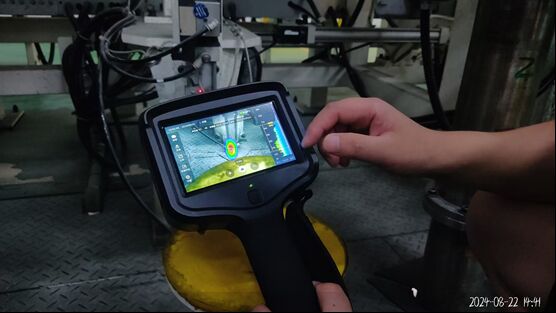 Câmera de Imagem Acústica Portátil HFD-V100 Detector de Vazamento Ultrassônico para Vazamento de Gás e Descarga Parcial