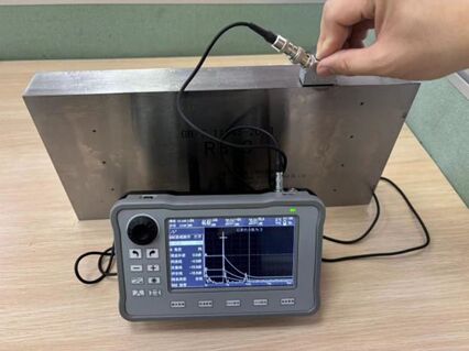 Detector de defeitos metálicos portátil FD-500mini com função DAC/AVG para NDT industrial