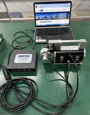 MRT Testing Magnetic Rope Steel Wire Ropes Defector HRD-100 Wear Defect Detection Device (Dispositivo de detecção de falhas de desgaste)