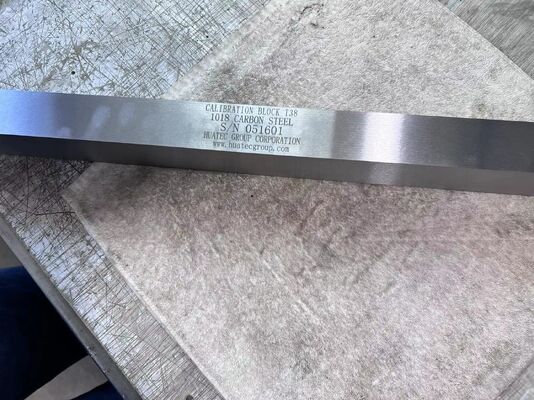 API 19mm 38mm 75mm Bloco de calibração de referência ultra-sônica padrão com furos perfurados laterais para teste UT