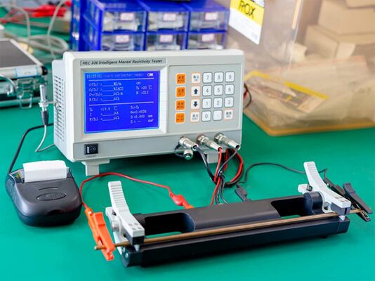 HEC-106 Instrumento inteligente de medição da resistência à condutividade da folha de metal
