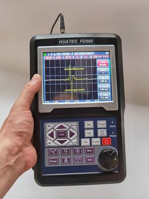 HUATEC FD560 Detector de Falhas Ultrassônicas Digitais Portáteis com Sensibilidade de 120 dB e Proteção IP65 para Teste NDT