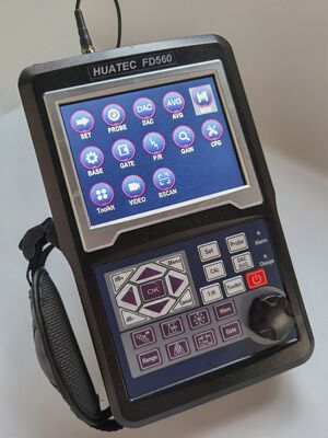 FD560 Digital Ultrasonic Flaw Detector 0-11000mm Steel Range DAC AVG AWS D1.1 Metal Weld Crack NDT Testing Equipment