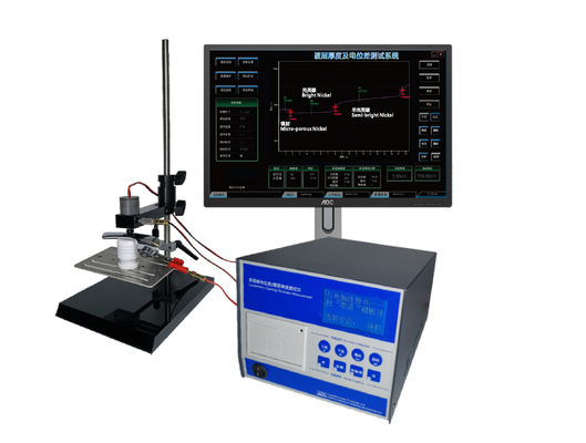 Testador de espessura coulométrica TG-100G Medidor de espessura e teste de potencial multicamadas de níquel