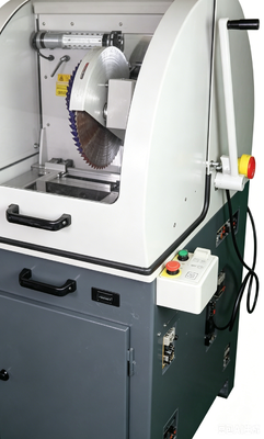 HC-350A Máquina de corte de amostras metalográficas verticais Φ110mm Max Cutting 4KW Equipamento de corte de amostras de resfriamento por água