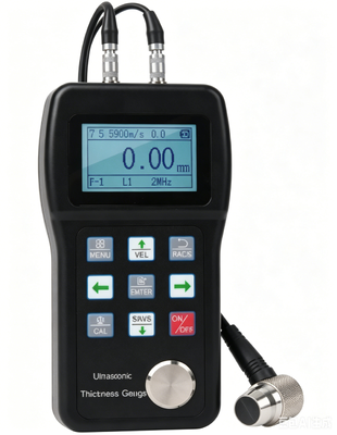 TG-3200L Medidor de espessura de ultra-som digital portátil 0,75-600 mm através de medição de revestimento Medidor de prova de espessura de parede de tubos metálicos