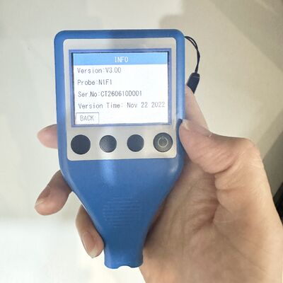 TG-1660 Medidor de espessura de revestimento de forma de onda de alta precisão LCD de cor opcional Auto Construção naval Detector de espessura de revestimento de metal automotivo