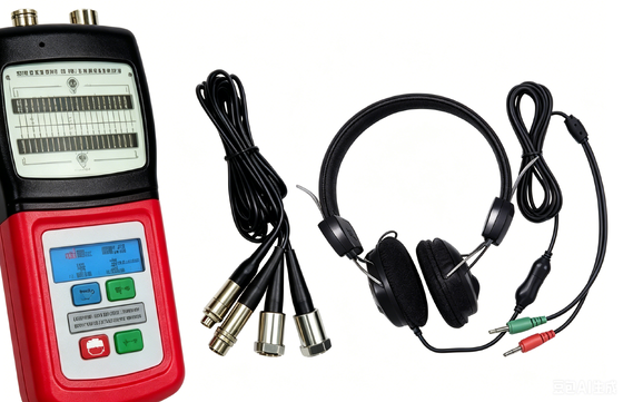 Estetoscópio mecânico eletrônico embutido, 10hz-10khz, analisador de ruído de vibração, detector de falhas de motor de engrenagem com sonda de base magnética