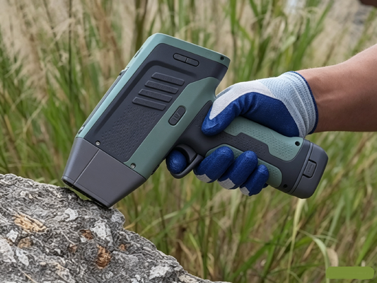HXRF-600plus Analisador de elementos minerais XRF portátil IP65 Impermeável GPS Bluetooth portátil Detector de grau de minério para prospecção geológica