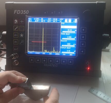 FD350 Detector de Falhas Digital de Calibração Automática por Ultra-som