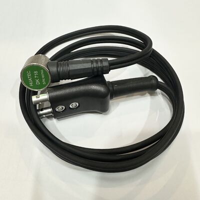 DK 718 Transdutor de contacto de dois elementos Sonda de espessura ultrasônica com cabo