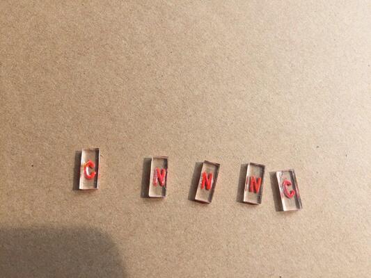 NDT Accessories X-Ray Marker Lead Letter Number (Package of 100PCs)