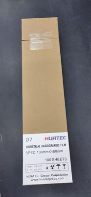 HUATEC D7 Filme Radiográfico Industrial 100mmX480mm 100 folhas por saco