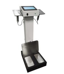 FJ-HF11 Monitor de poluição das mãos e dos pés com ecrã táctil a cores de 10 polegadas para detecção de contaminação alfa beta ≤ 0,037 Bq/cm2 α e ≤ 0,37 Bq/cm2 β