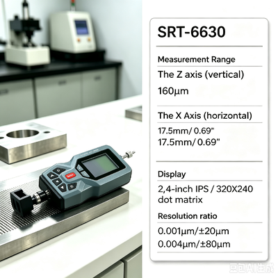 SRT-6630 Color Display High Precision Portable Surface Roughness Tester with Bluetooth Connection