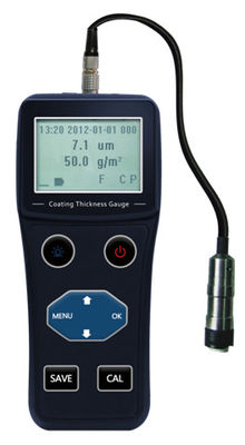 TG-6101 Medidor Portátil de Espessura de Revestimento com Sonda F/N 0-1500um Testador de Espessura de Filme de Tinta Metálica com Medição de Densidade e Peso